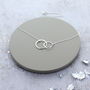 Sterling Silver Infinity Link Necklace, thumbnail 1 of 2