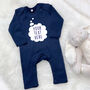 'Baby's Thoughts' Personalised Baby Rompersuit, thumbnail 1 of 6