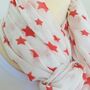 Red / White Star Scarf, thumbnail 4 of 4