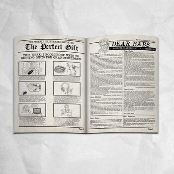 'The Grandmother Gazette' Personalised Newspaper, 6 of 8