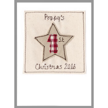 Personalised Star Christmas Card For Him, 3 of 12