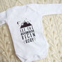 Let The Adventure Begin Personalised Baby Vest, thumbnail 2 of 4