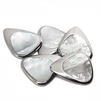 Titanium And Shell Guitar Picks In A Tin, 5 of 7