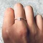 Sterling Silver Mini Half And Full Moon Ring Set, thumbnail 8 of 12