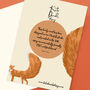 Fox Birthday Card, thumbnail 2 of 3