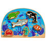 Wooden Toy Sealife Shape Sorter Tray Puzzle, thumbnail 3 of 3