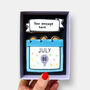 Personalised Birthday Date Letterbox Cookies, thumbnail 1 of 10