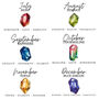 Sterling Silver 925 Any Birthstone Stacking Stretch Bead Ring, thumbnail 7 of 8