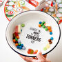 Personalised Family Games Night Enamel Snack Bowl, thumbnail 2 of 4