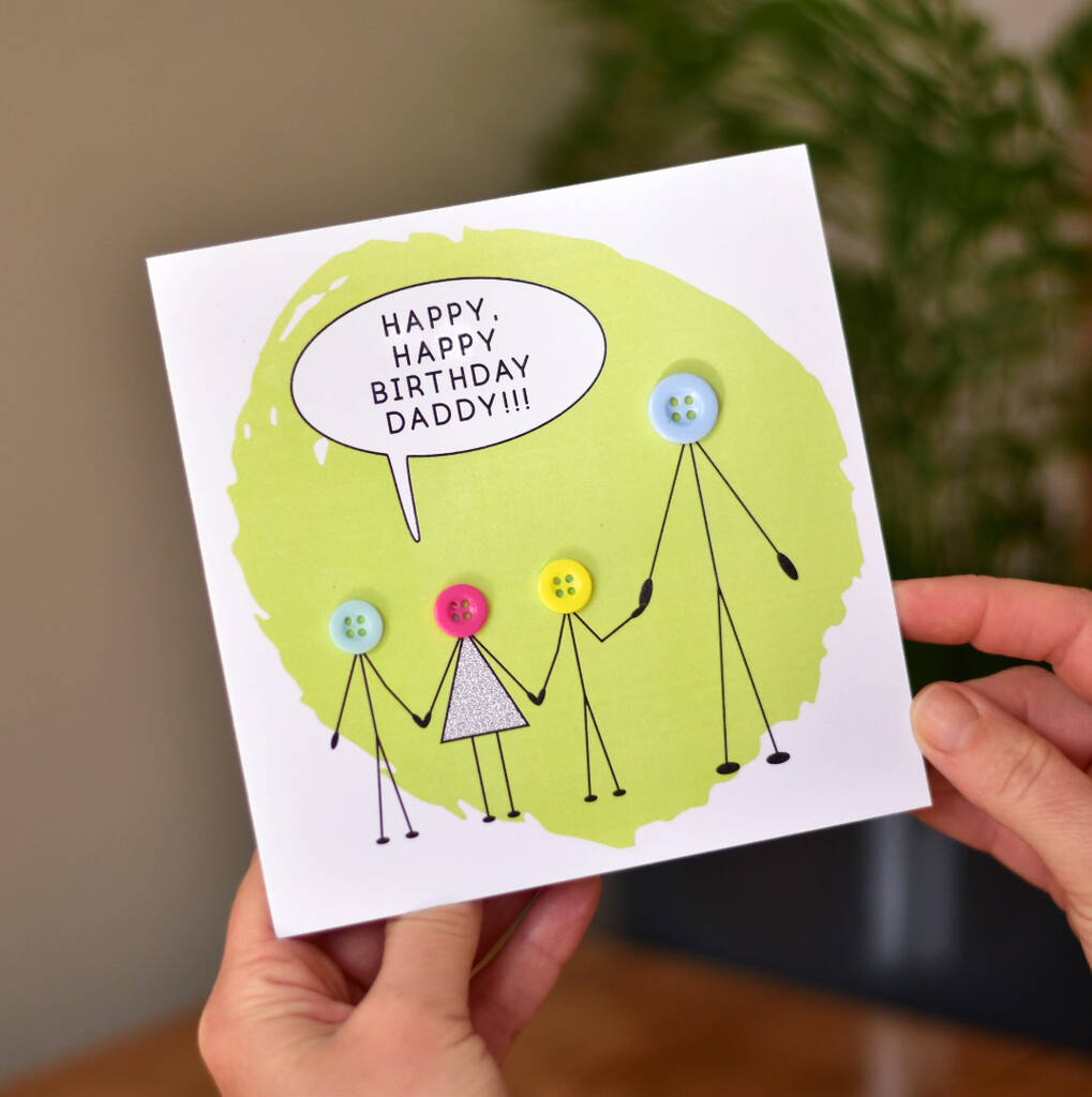 from the kids love you Daddy cute birthday card for Daddy Love you Daddy birthday card birthday card Daddy