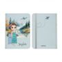 Personalised Cartoon Lady Passport Cover Luggage Tag, thumbnail 5 of 9