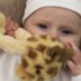 Soft Blue Elephant Baby Rattle, thumbnail 6 of 7