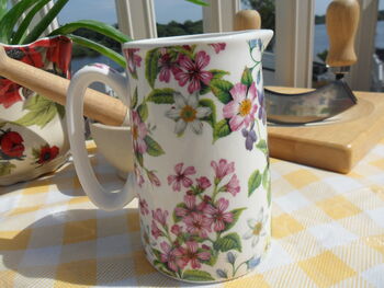 Small Jug In Dog Rose Floral Design, 5 of 8