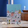 Over The Rooftops Blank Greetings Card, thumbnail 1 of 3