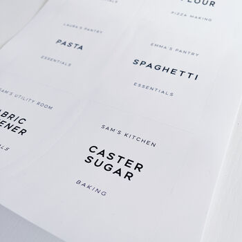 8cm X 8cm Waterproof Organisation Labels For The Home, 3 of 10