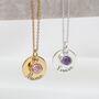 Mother And Child Personalised Birthstone Necklace, thumbnail 1 of 4
