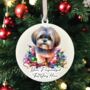 Personalised Lhasa Apso In Christmas Lights, thumbnail 4 of 10
