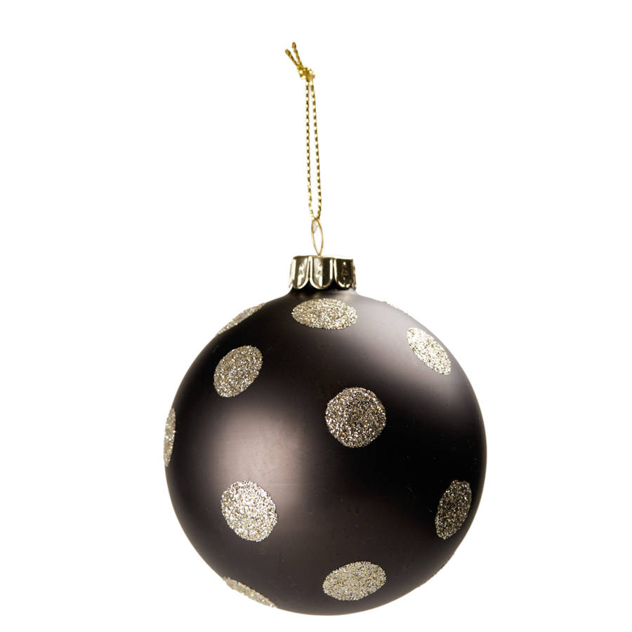 black christmas bauble by the christmas home black christmas bauble by the christmas home