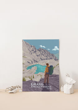 Grand Enchantment Trail USA Travel Poster Art Print, 2 of 8