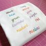 Hand Embroidered T Shirt With Children's Names, thumbnail 6 of 7