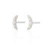 Opal Helix Stud Earrings, thumbnail 1 of 5
