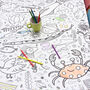 Colour In Giant Poster Tablecloth Underwater, thumbnail 1 of 5