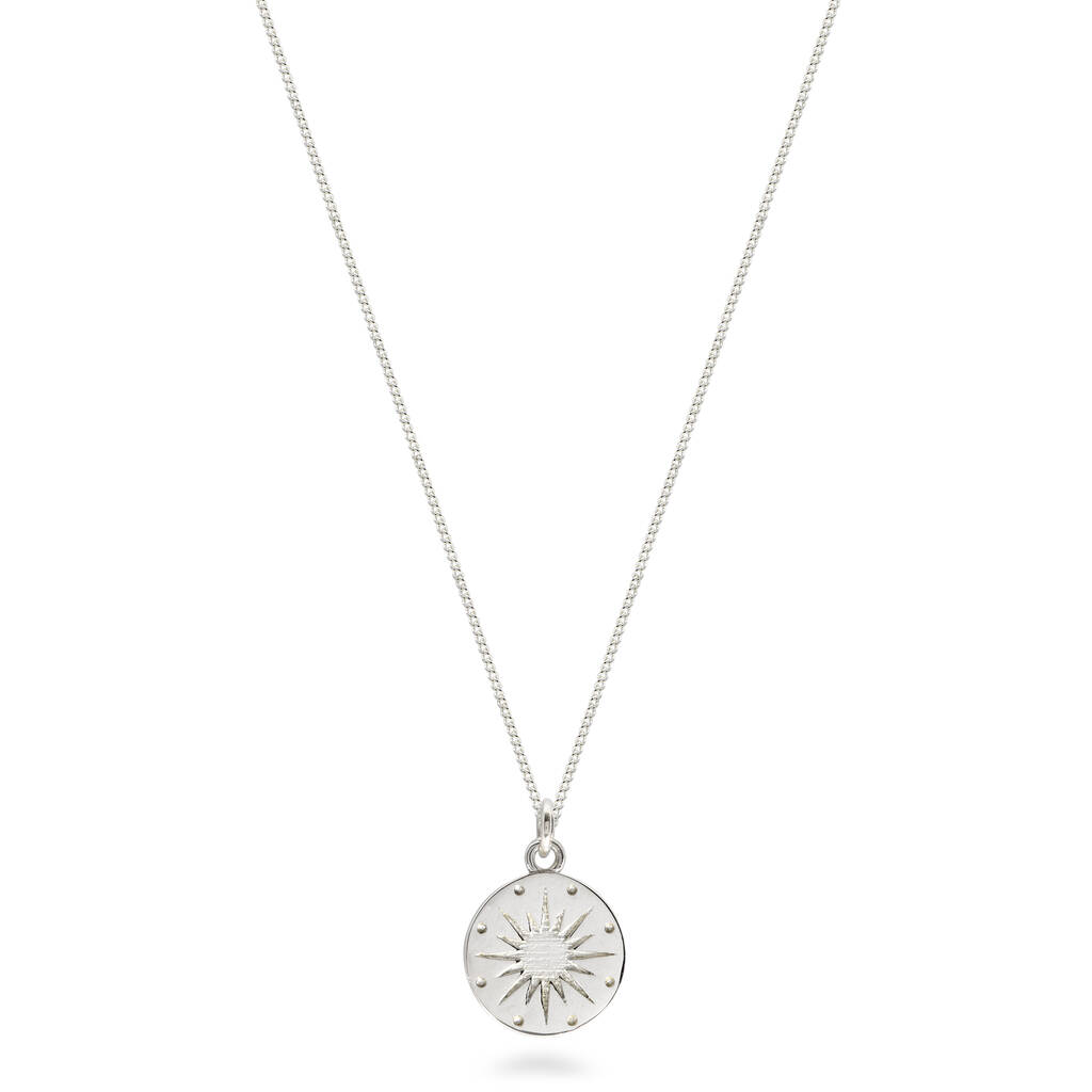 Star Medallion Necklace Sterling Silver By Lime Tree Design ...