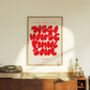 Disco House Funk Soul Music Print | Music Poster | Event Print | Wall Art | A5 A4 A3 | Bold | Typographic | Quote | Wall Decor |, thumbnail 3 of 9