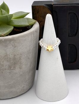 Eliza’s Silver And Gold Vermeil Ring, 3 of 6