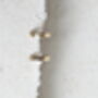 9ct Solid Gold Huggie Hoop Earrings, thumbnail 5 of 8