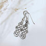 Sterling Silver Celtic Coventina Earrings, thumbnail 3 of 8