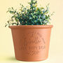 Personalised Handwritten Birthday Plant Pot, thumbnail 3 of 8