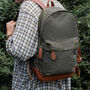 Personalised Canvas Classic Backpack/Rucksack, thumbnail 3 of 12