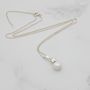 Sterling Silver Star And Pearl Necklace And Earrings, thumbnail 7 of 10