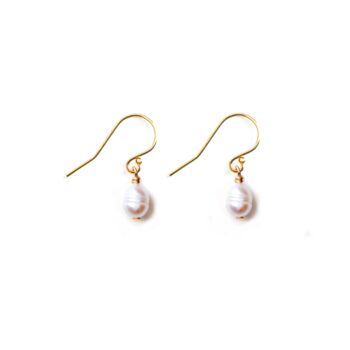 Pearl Isla Drop Earrings, 2 of 3