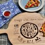 Personalised Wooden Pizza Board With Child's Drawing, thumbnail 2 of 8