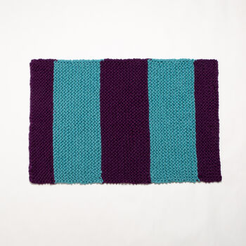 Beginners Children's Stripy Blanket Knitting Kit, 3 of 6