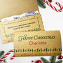 Personalised Christmas Present Money Wallet, thumbnail 5 of 6