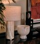 Stone Table Lamp, Cream, thumbnail 1 of 5