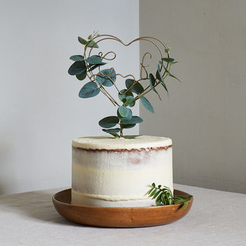 Eucalyptus Personalised Wedding Cake Topper, 3 of 7