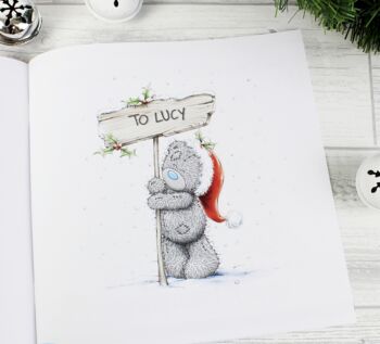 Personalised Me To You The One I Love At Christmas Poem Book, 3 of 6