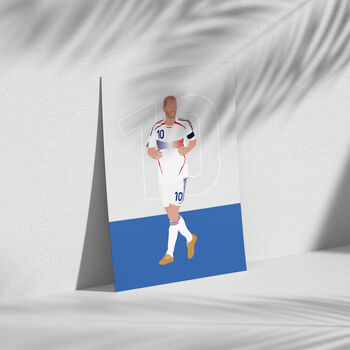 Zinedine Zidane France Poster, 2 of 3
