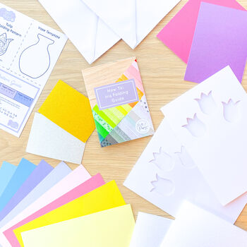 Card Making Kit Tulip | Iris Folding, 2 of 5