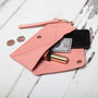 Personalised Envelope Leather Purse / Mini Clutch, thumbnail 8 of 12