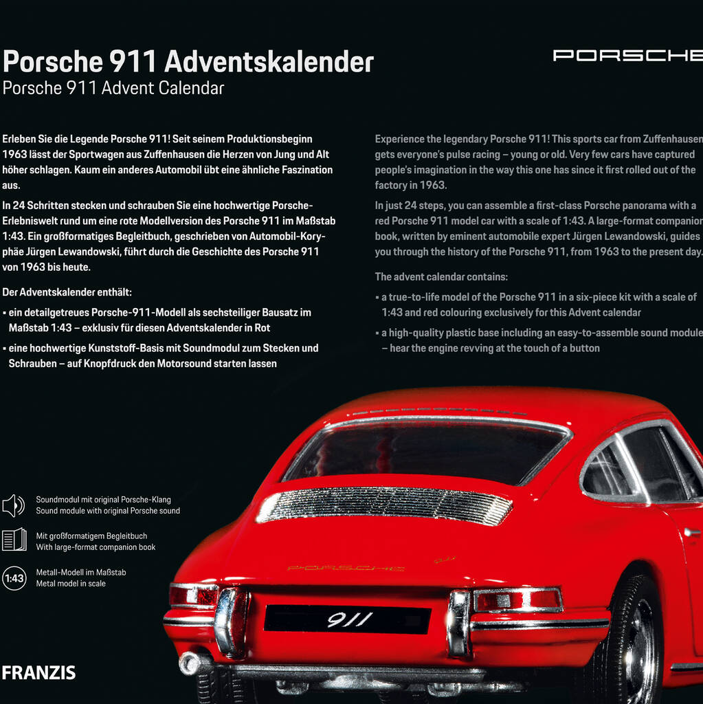 Porsche 911 Advent Calendar By Me and My Car