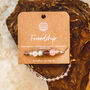 Faceted Crystal Intention Beaded Bracelet, thumbnail 6 of 12