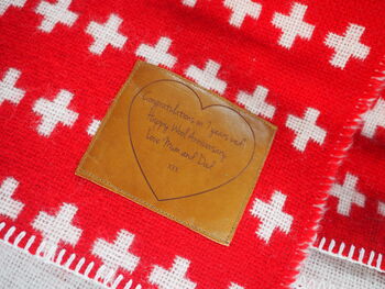Personalised Wool Throw, 9 of 12