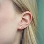Mix And Match Fine Geometric Stud Earrings, thumbnail 7 of 11