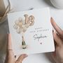 18th Birthday Champagne Prosecco Card For Daughter, thumbnail 1 of 7