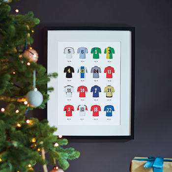 Classic Kits Football Team Print, Unframed, 12 of 12